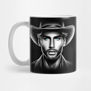 Artistic Face Lineart #10 Mug